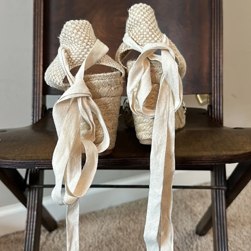 FREE PEOPLE AMALFI COAST WEDGE SANDAL sz 39